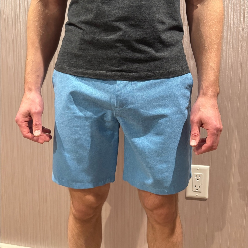 Bonobos performance link shorts 29 standard 7 inch 🩳 blue men